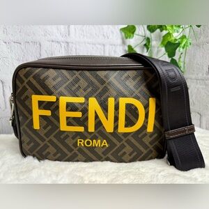 FENDI FF Logo Crossbody Camera Bag